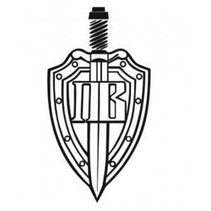 Наклейка на авто Щит и меч Пограничные войска, ПВ