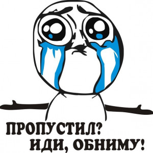 Наклейка на авто Пропустил, иди обниму