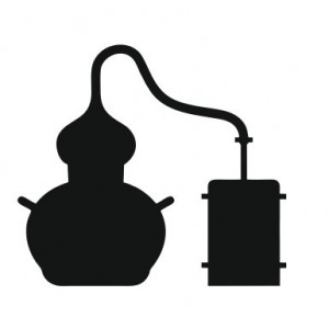 Наклейка на авто Самогонный аппарат