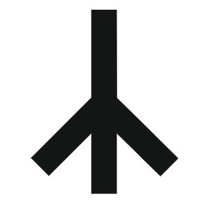 Наклейка на авто Руна смерти