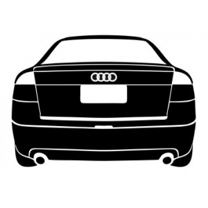 Наклейка на авто Машина Ауди Audi