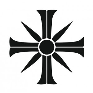 Наклейка на авто Врата Эдема Крест far cry 5