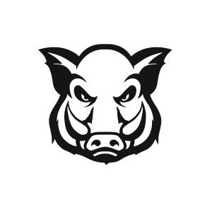 Наклейка на авто Кабан версия 3