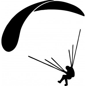 Наклейка Параплан